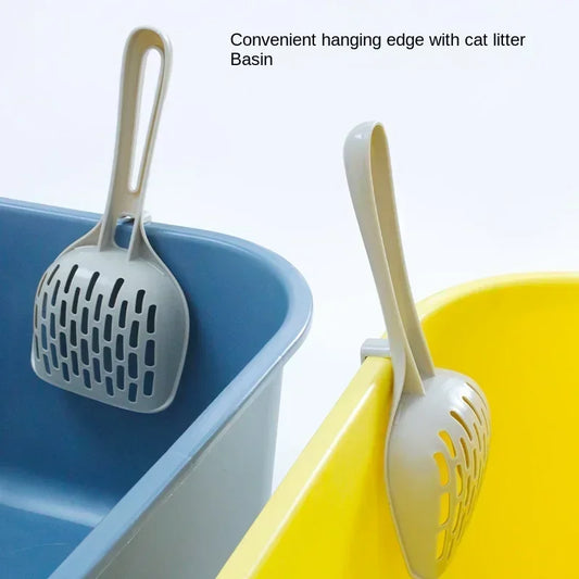 Self-Cleaning Cat Litter Scoop with Base