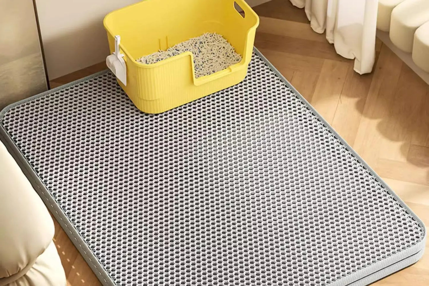 Heavy-Duty Waterproof Litter Mat