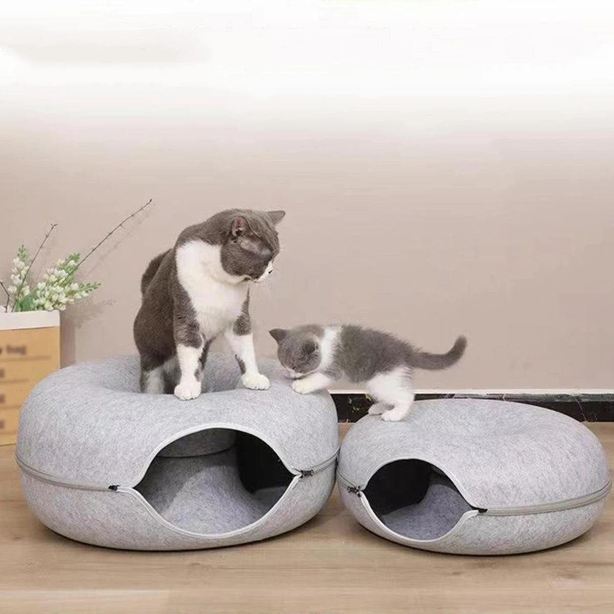 Donut Cat Tunnel Bed