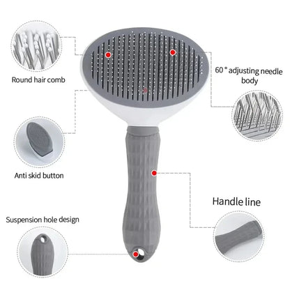 Self-Cleaning Slicker Pet Brush